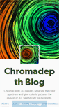 Mobile Screenshot of chromadepthblog.com